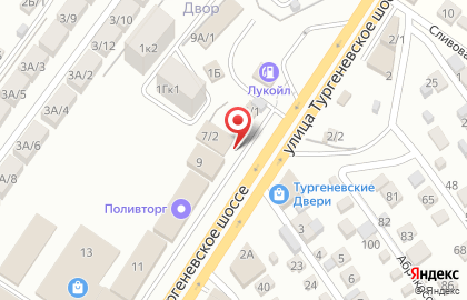 Мебельный салон на Тургеневском шоссе на карте