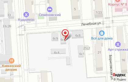 Мобильная шиномонтажная мастерская на Лечебной улице на карте