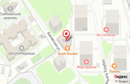 Интернет-магазин автозапчастей EvilCar на Баковской улице на карте