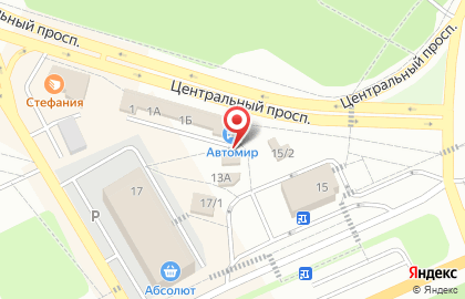 Уютный уголок, ИП Гаськов Р.М. на Центральном проспекте на карте