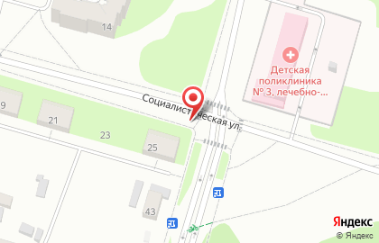 Радуга на Социалистической улице на карте