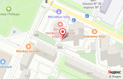 Магазин игрушек Потеха на улице Ивана Франко на карте