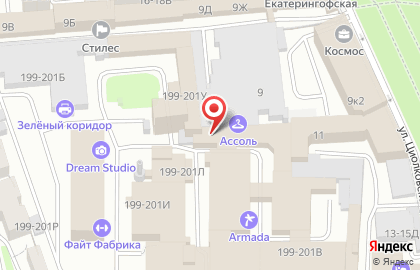 БЦ Обводный Двор на набережной Обводного канала, 199-201 лит П на карте