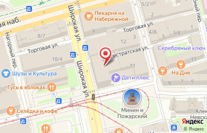 Волго-Вятский банк Сбербанка России в Нижнем Новгороде на карте