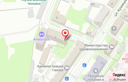 Автошкола Заволжский учебный комбинат в Ленинском районе на карте