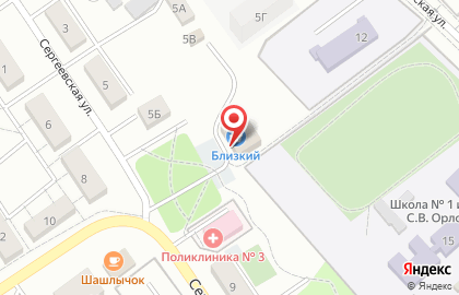 Дискаунтер Близкий в Краснофлотском районе на карте