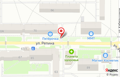 Киоск по продаже фруктов и овощей в Орджоникидзевском районе на карте