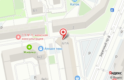 Аптека Планета Здоровья в Заречном проезде на карте