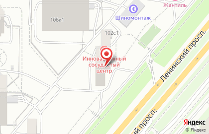 Служба перевозки лежачих больных Медкорс на ​Ленинском проспекте на карте