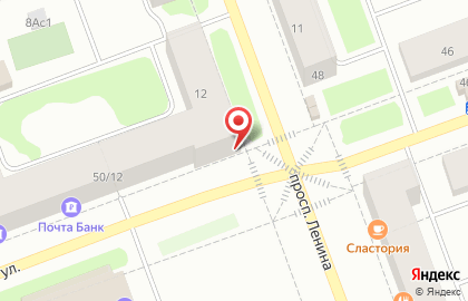 Банкомат Севергазбанк на Советской улице в Северодвинске на карте