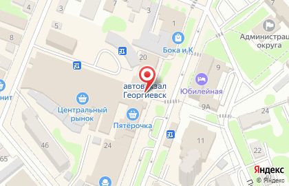 Микрокредитная компания РосДеньги в Георгиевске на карте
