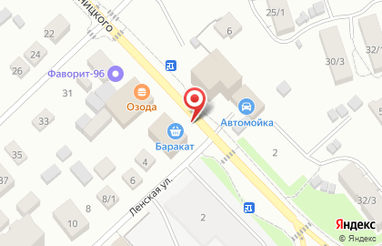 Озода на карте