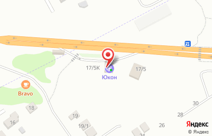 Шиномонтаж в Отрадном на карте
