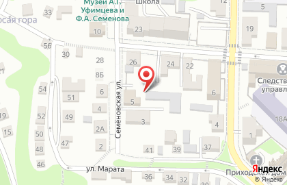 Торговая компания Медицинские технологии на Семёновской улице на карте