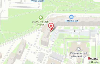 Участковый пункт полиции №20 в Калининском районе на карте