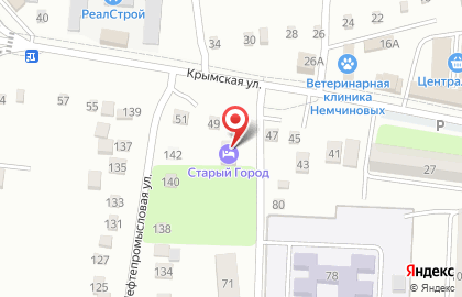Гостевой комплекс Старый город на карте