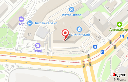 Магазин автоаксессуаров ИнКар на улице Богдана Хмельницкого на карте