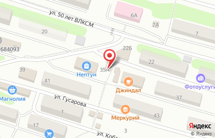 Колибри в Петропавловске-Камчатском на карте