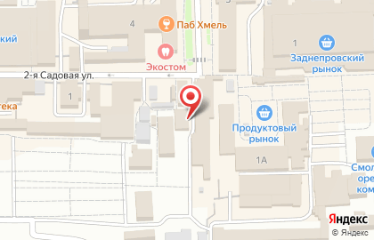 Кафе Берег в Смоленске на карте