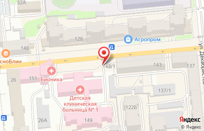 Мастерская КрасЧасСервис в Железнодорожном районе на карте
