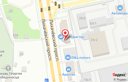 Автосервис Автомастер на Лихачёвском проспекте на карте
