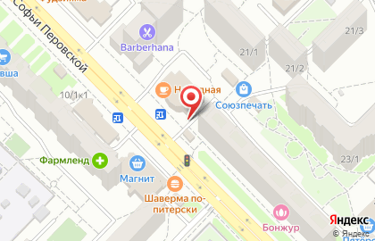 Пекарня Лисичкин хлеб на улице Софьи Перовской на карте