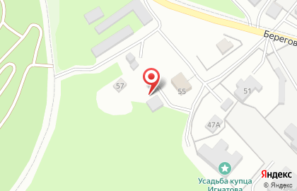 Шиномонтажная мастерская на Береговой улице на карте
