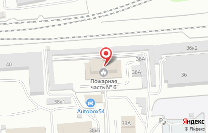 Отдел надзорной деятельности по Ленинскому району, Главное Управление МЧС России по Новосибирской области на карте