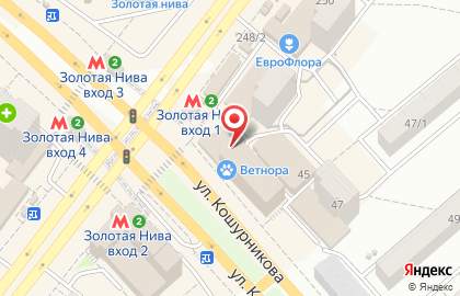 Клиника Доктор Лор в Новосибирске на карте