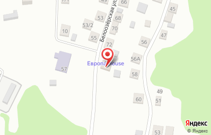 Гостевой дом Европа House в Октябрьском районе на карте