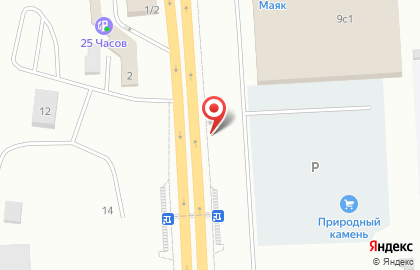 Склад-магазин блоков из автоклавного газобетона Сибит-Стройбыт на проспекте Котельникова на карте