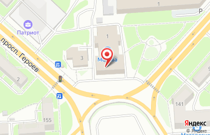 ОАО Банкомат, АКБ Абсолют Банк на проспекте Героев на карте