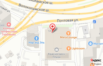 ВИД на Ильинском шоссе на карте
