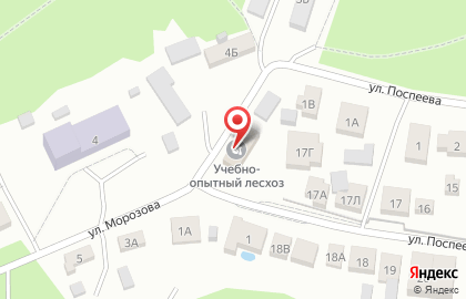 ВГЛТУ Учебно-опытный лесхоз на карте
