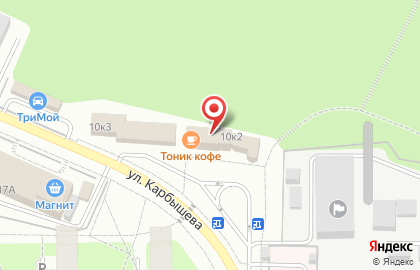 Кафе быстрого питания Куры в городе на карте