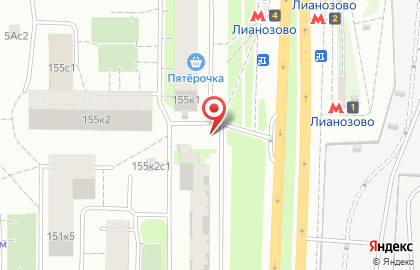 Продуктовый магазин на Дмитровском шоссе, вл153 на карте