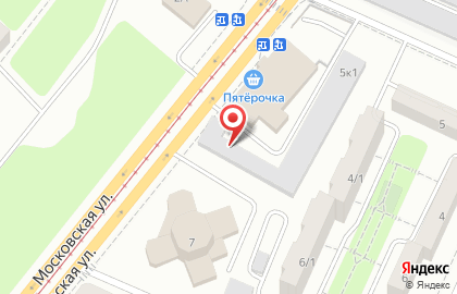 Автосервис Автопульс на Московской улице на карте