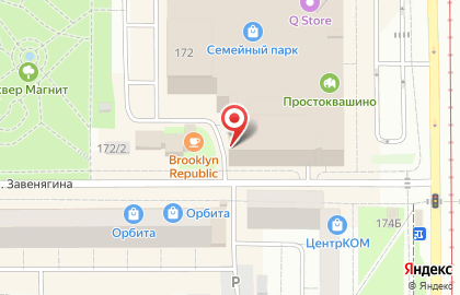 Кафе-буфет в Правобережном районе на карте