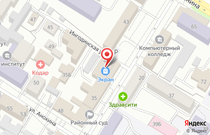 Агентство недвижимости Золотой ключ в Центральном районе на карте