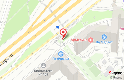 Киоск печатной продукции АМО-Пресс на Теплом Стане на карте
