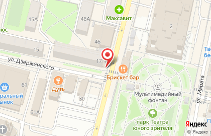 Магазин горячей выпечки м & м на карте