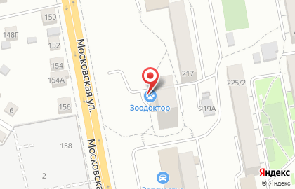 Ветеринарная клиника Зоодоктор на Московской улице на карте