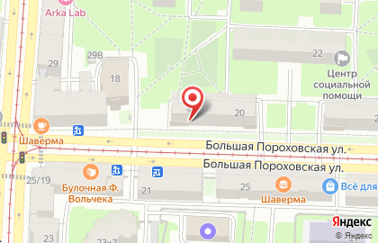 Парикмахерская на Большой Пороховской, 25 на карте