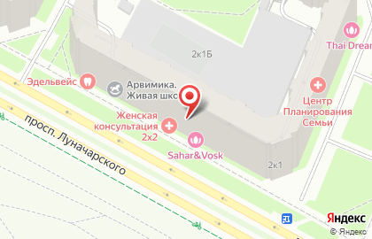 ТВОЙ ТОНУС на проспекте Луначарского на карте