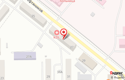 Потребительский кооператив Доступное жилье-автомобиль на проспекте Нефтяников на карте