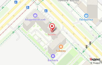 Компания Хеликс в Ленинском районе на карте