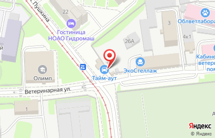 Автомойка Тайм-Аут в Нижнем Новгороде на карте