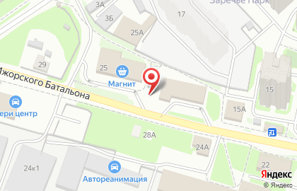 ОАО Банкомат, Балтийский Банк на улице Ижорского Батальона на карте