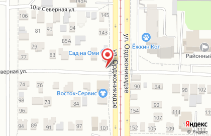 Zara на улице Орджоникидзе на карте