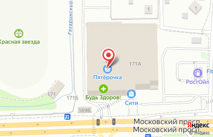 Страна чудес на Московском проспекте на карте